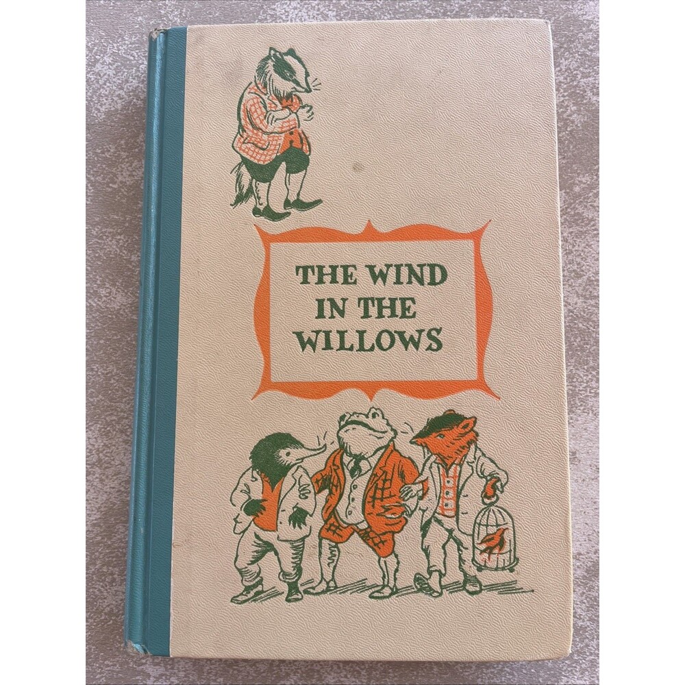 THE WIND IN THE WILLOWS ~ Kenneth Grahame ~ 1966 Junior Deluxe Editions HC